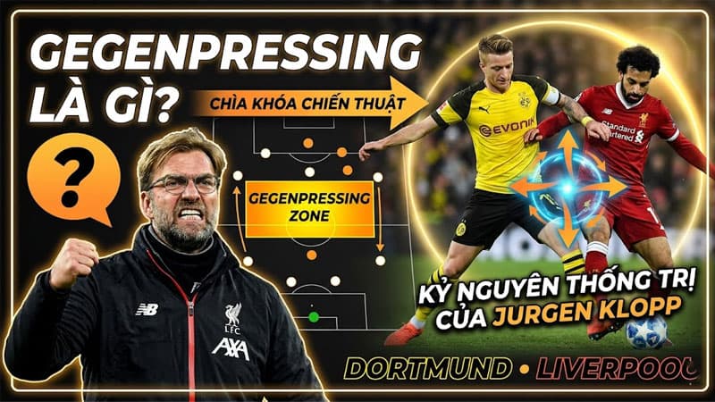 Gegenpressing - chiến thuật phản ép của Jurgen Klopp